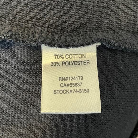 Johnston & Murphy men's navy shoulder yoke full zip jacket. - Picture 5 of 6